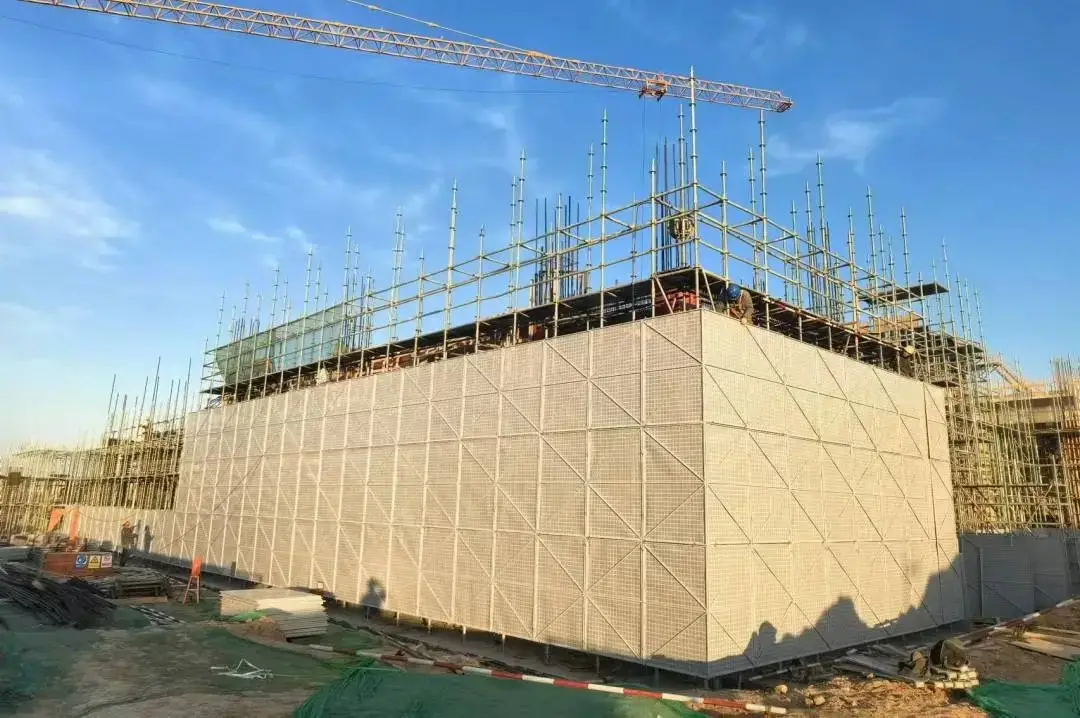 富平南站最新建设消息，正式进入二层主体结构施工阶段