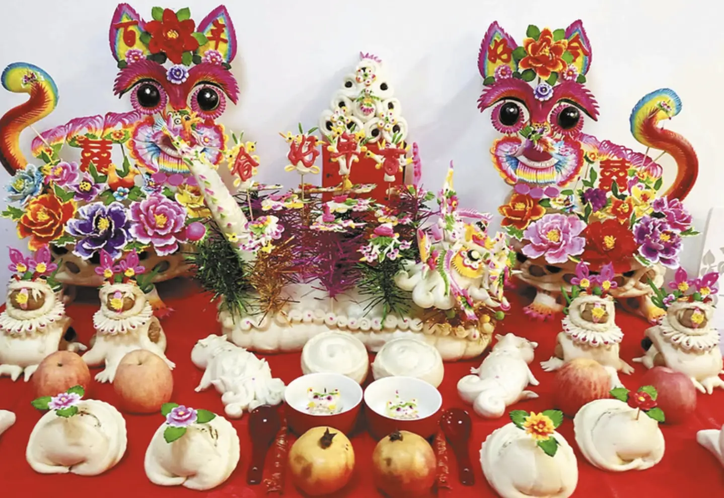 渭南花馍庆新春