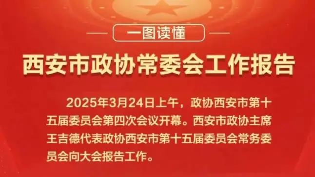 一图读懂|西安市政协常委会工作报告