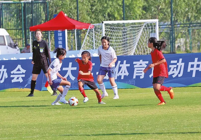 陕西省青少年女子足球锦标赛在大荔开赛