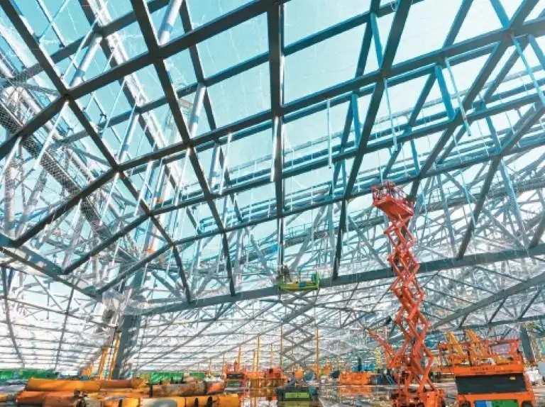 西安东站钢结构施工预计今年10月完成