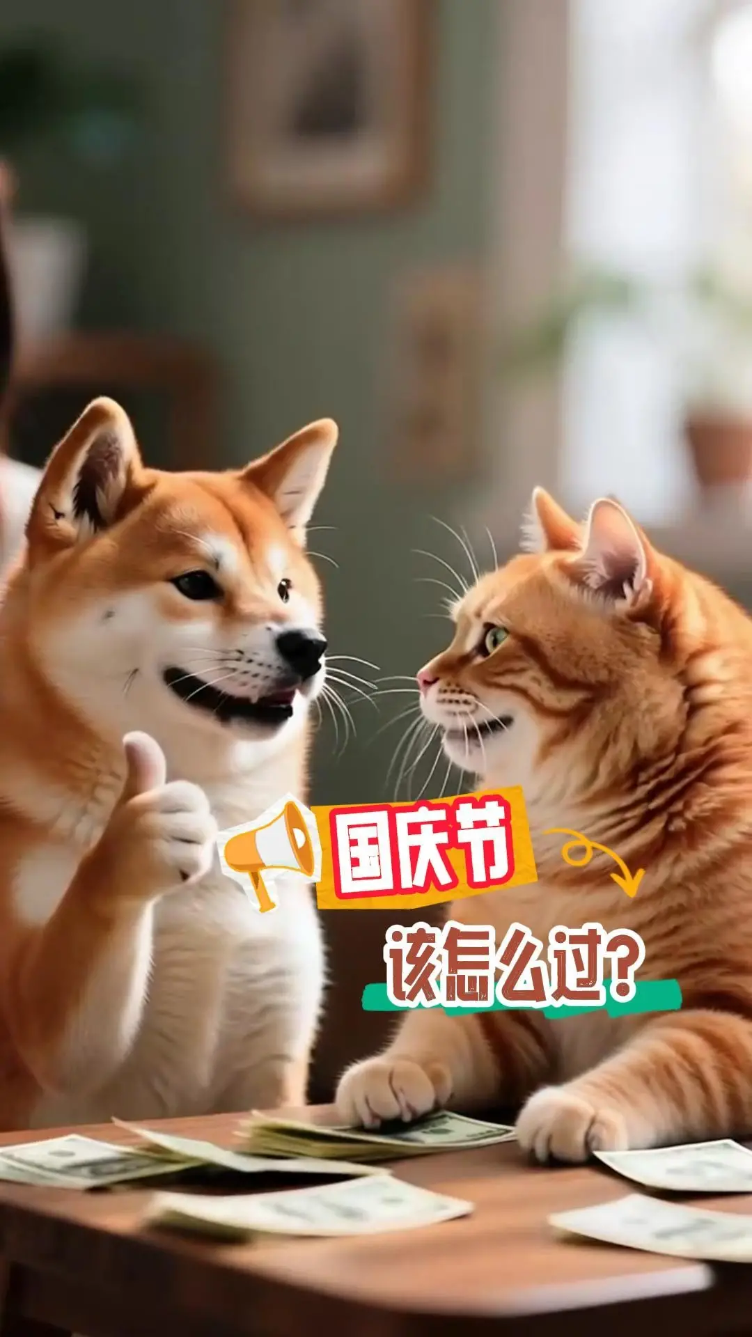 国庆应该怎么过？胖橘猫给你支招来了