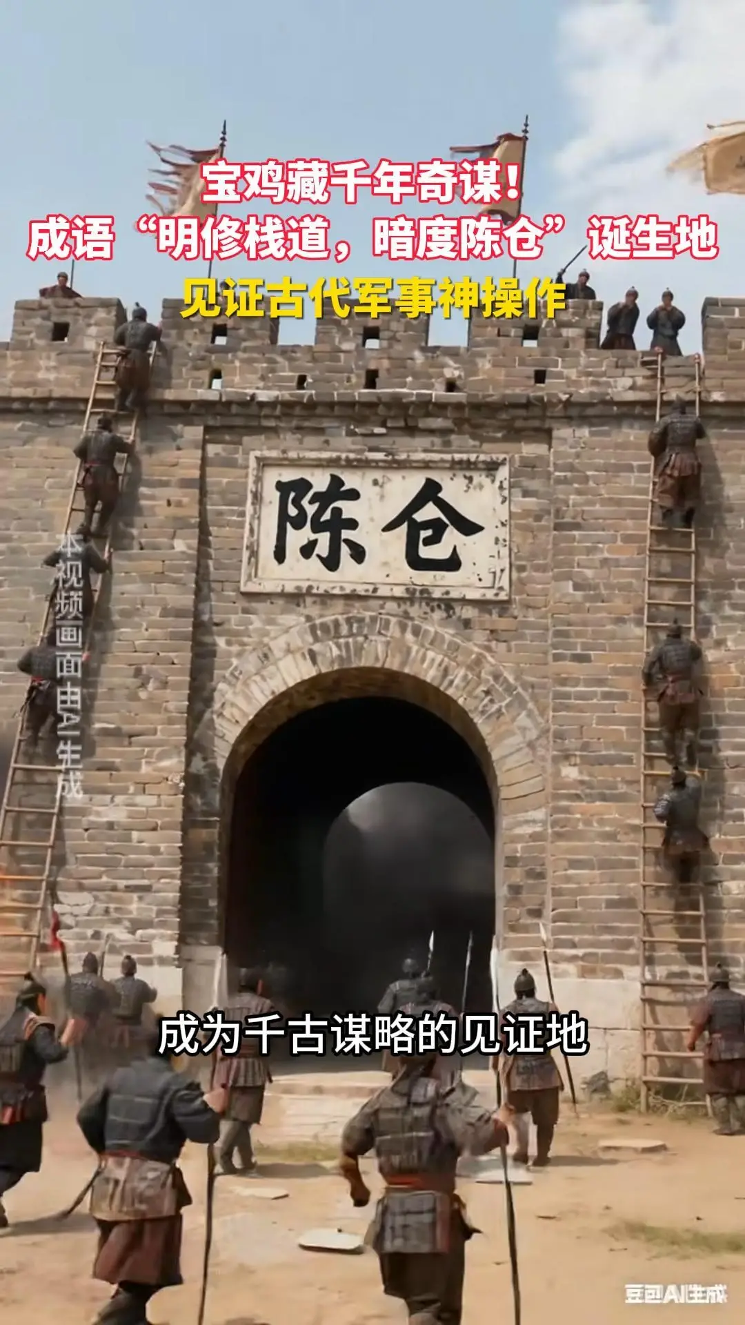 宝鸡藏千年奇谋！成语“明修栈道，暗度陈仓”诞生地，见证古代军事神操作